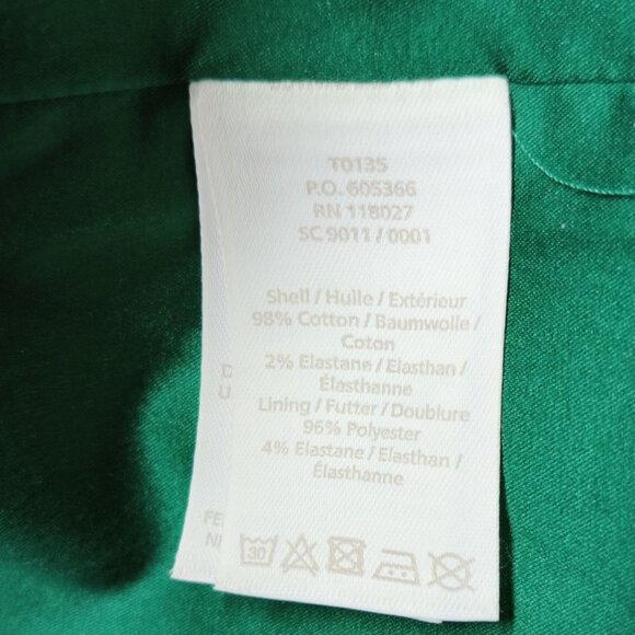 Boden Green & White Colorful Floral Skirt Women’s Size 6 New NWOT - Picture 7 of 7